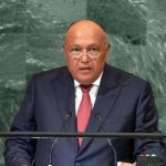 PRESS ENCOUNTER WITH EGYPTIAN MINISTER OF FOREIGN AFFAIRS SAMEH HASSAN SHOUKRY SELIM